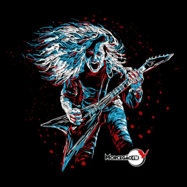 Riff Guitar  Camiseta Feminina Morcegão FM