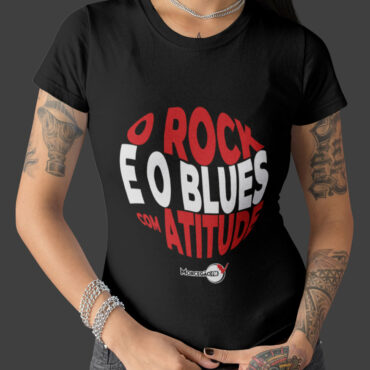 Rock e o Blues Camiseta Feminina Morcegão FM
